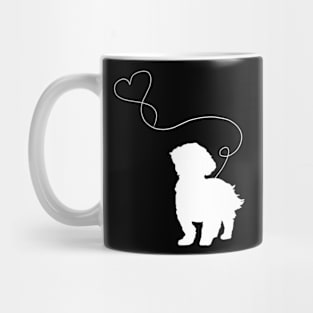 dog cute shih tzu heart Mug